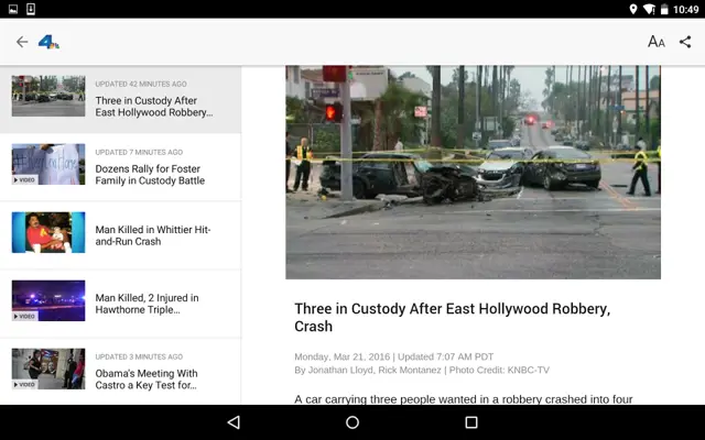 NBC4 LA android App screenshot 0