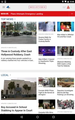 NBC4 LA android App screenshot 2